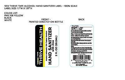 Label Sample (Thrivehealth 2oz Alcohol Hand  Sanitizer Label 5 16 20)